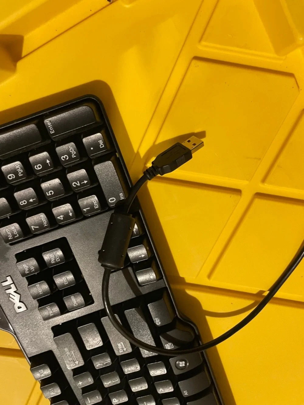 Dell Black Wired USB Full-Size Keyboard